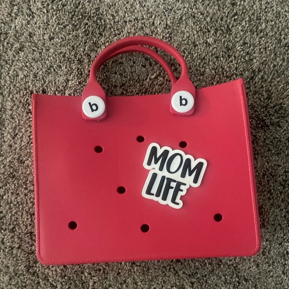 BOGG Bag Mini Red “Mom Life” - Picture 1 of 4